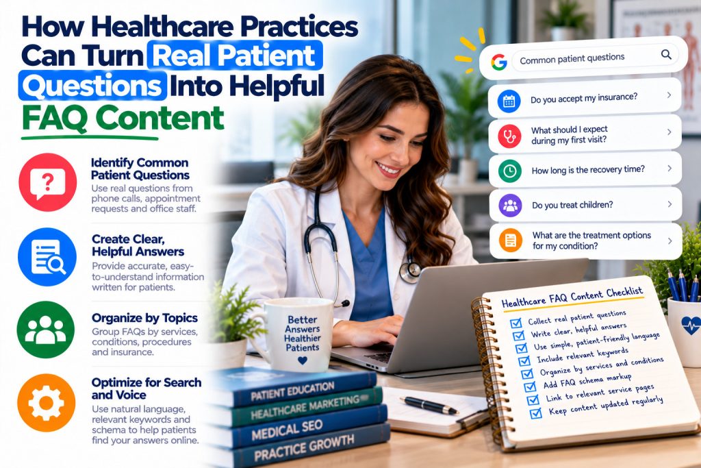 How Healthcare Practices Can Turn Real Patient Questions Into Helpful FAQ Content