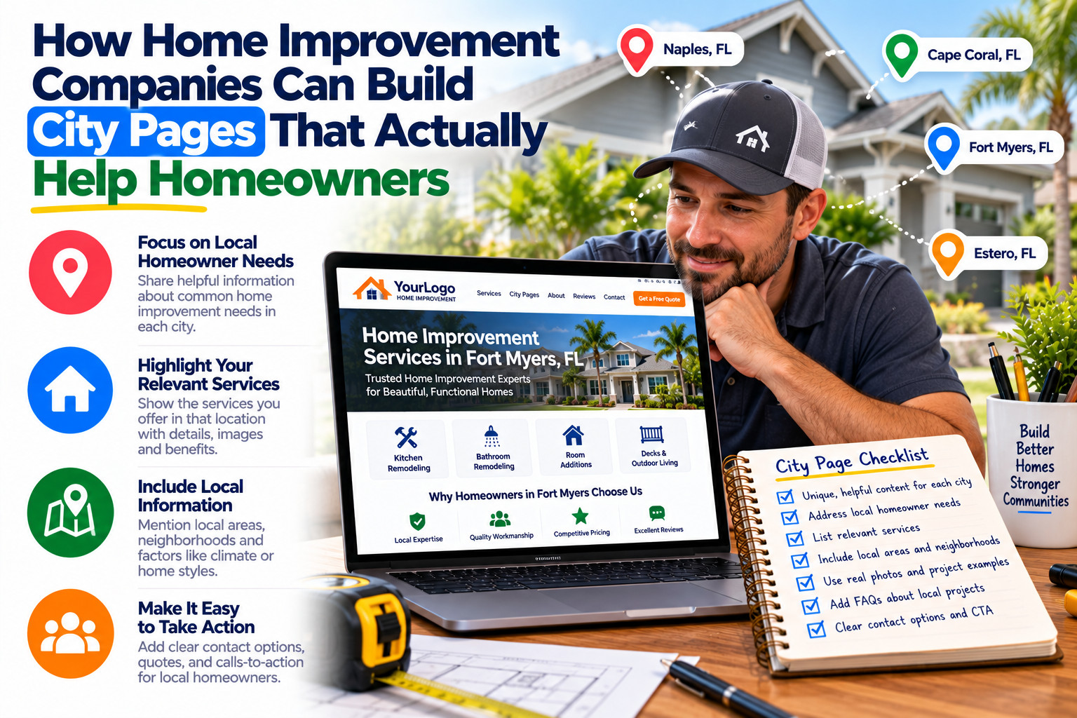 How Home Improvement Companies Can Build City Pages That Actually Help Homeowners